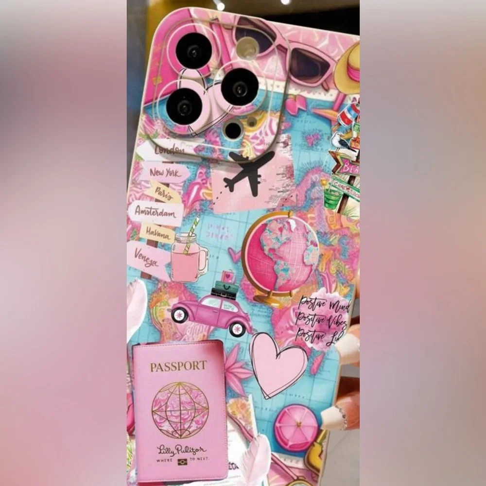 She’s Been✈️ around the world 🌍 phone case